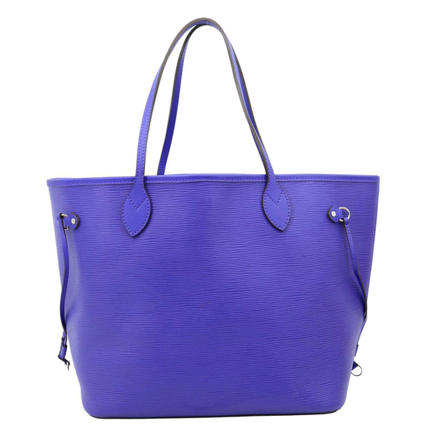 LOUIS VUITTON Neverfull MM Epi Leather Tote Shoulder Bag Purple