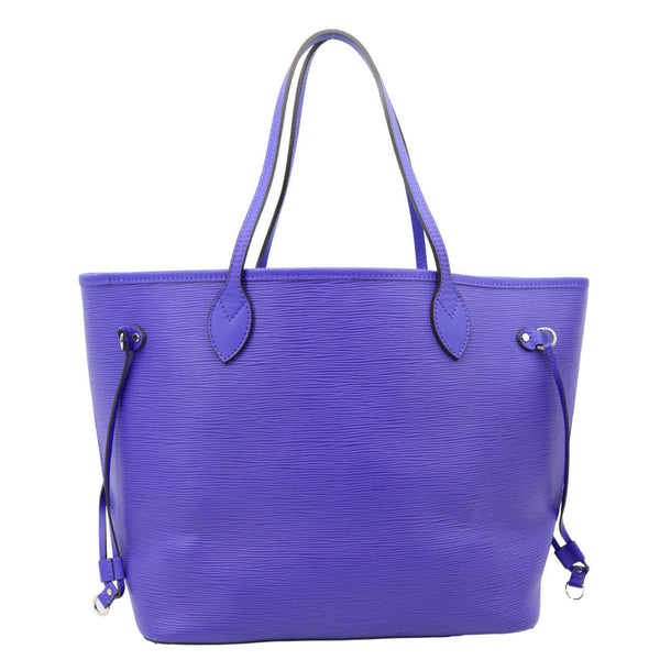 LOUIS VUITTON Neverfull MM Epi Leather Tote Shoulder Bag Purple