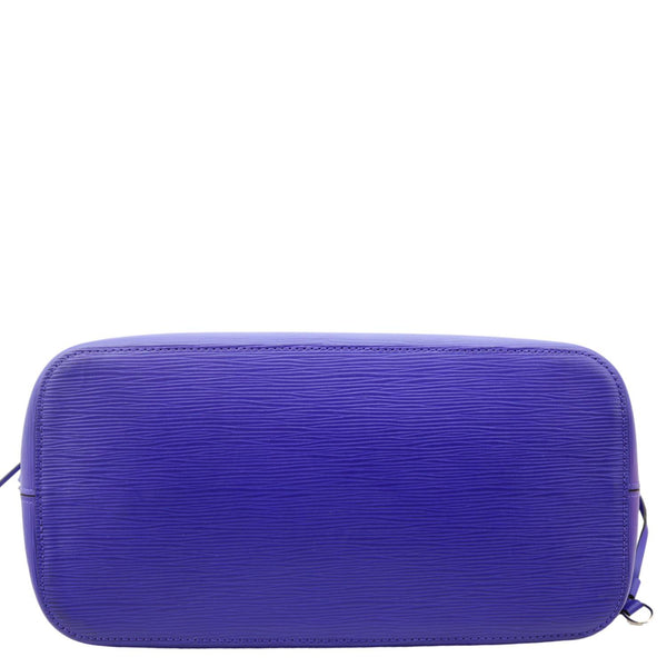 LOUIS VUITTON Neverfull MM Epi Leather Tote Shoulder Bag Purple