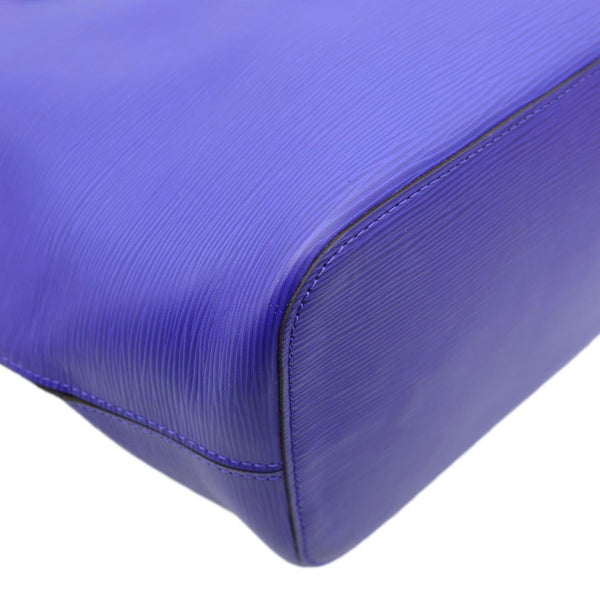 LOUIS VUITTON Neverfull MM Epi Leather Tote Shoulder Bag Purple