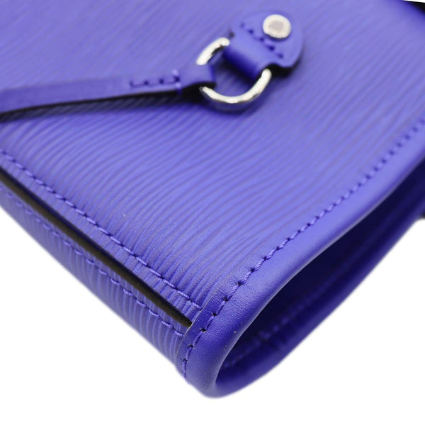 LOUIS VUITTON Neverfull MM Epi Leather Tote Shoulder Bag Purple