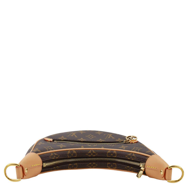 LOUIS VUITTON Loop Monogram Reverse Canvas Hobo Bag Brown