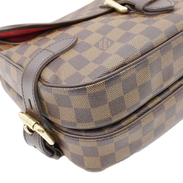 LOUIS VUITTON Highbury Damier Ebene Shoulder Bag Brown