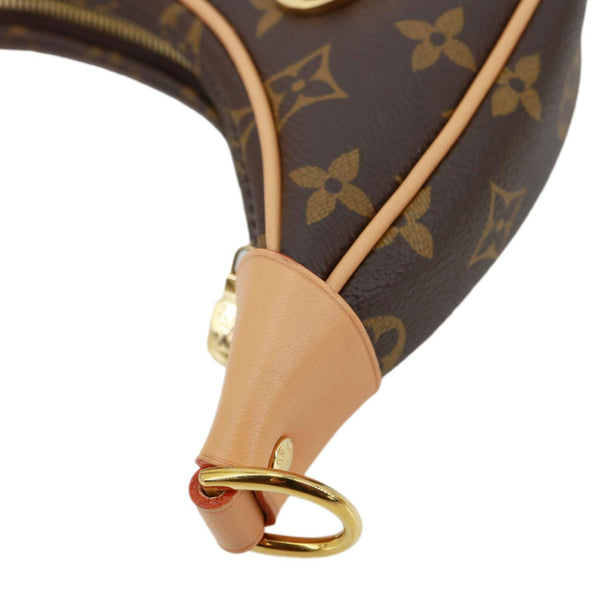 LOUIS VUITTON Loop Monogram Reverse Canvas Hobo Bag Brown