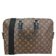 LOUIS VUITTON Porte-Documents Jour Monogram Macassar Briefcase Bag Brown