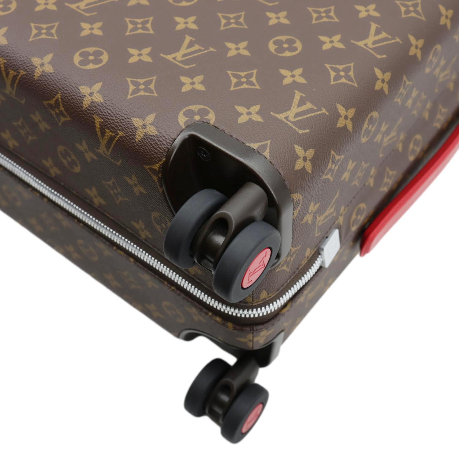 LOUIS VUITTON Horizon 55 Monogram Canvas Travel Bag Brown