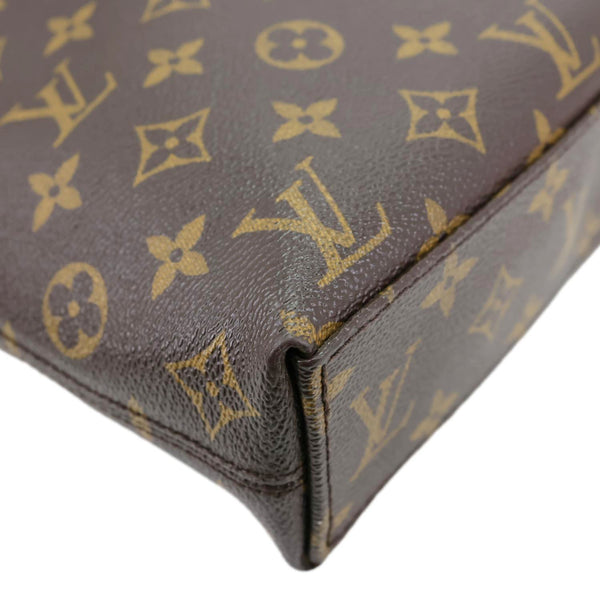 LOUIS VUITTON Porte-Documents Jour Monogram Macassar Briefcase Bag Brown