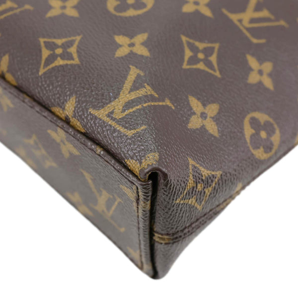 LOUIS VUITTON Porte-Documents Jour Monogram Macassar Briefcase Bag Brown