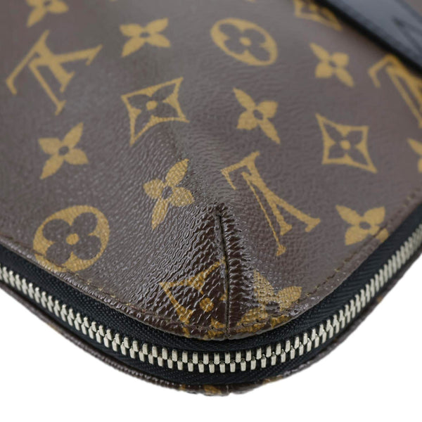 LOUIS VUITTON Porte-Documents Jour Monogram Macassar Briefcase Bag Brown