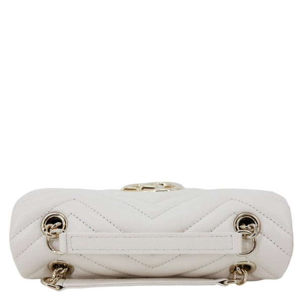 GUCCI GG Marmont Matelasse Chevron Shoulder Bag Off White 837280