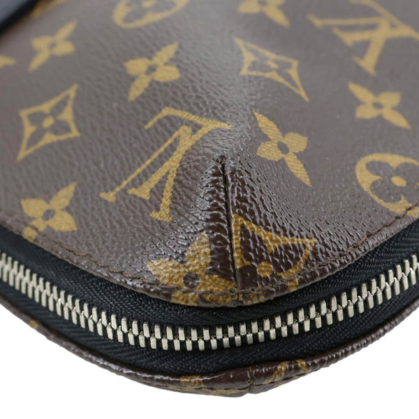 LOUIS VUITTON Porte-Documents Jour Monogram Macassar Briefcase Bag Brown