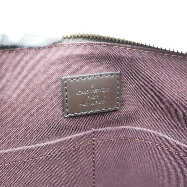 LOUIS VUITTON Iena PM Damier Ebene Shoulder Bag Brown