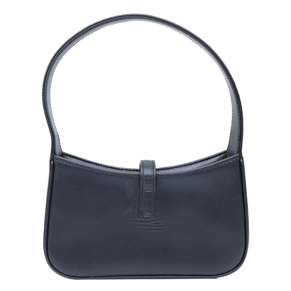 YVES SAINT LAURENT Le 5 à 7 Smooth Leather Shoulder Bag Black