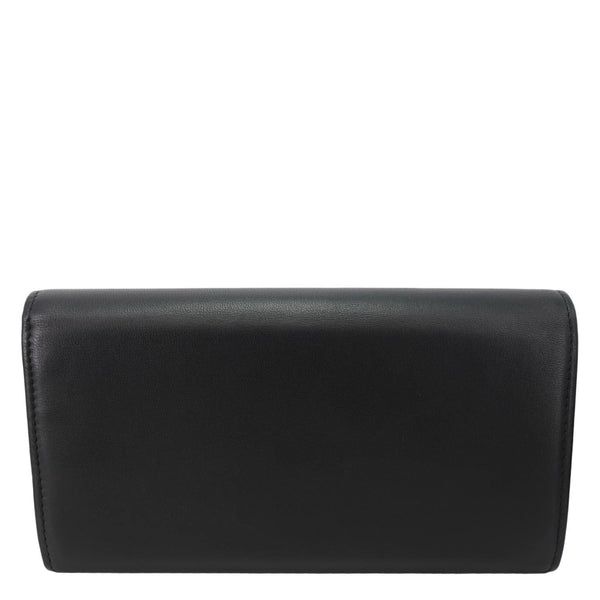 CHANEL CC Logo Quilted Leather Long Wallet Black