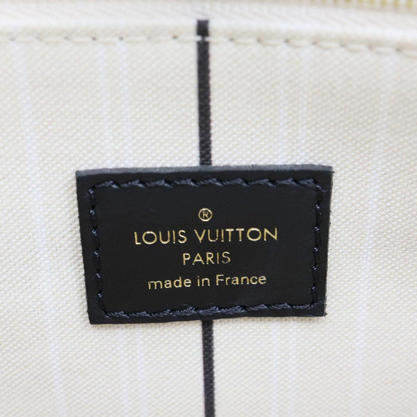 LOUIS VUITTON On My Side MM Monogram Tufted Canvas Shoulder Bag Off White