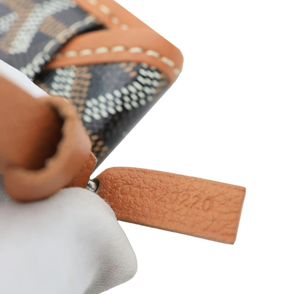 Goyard Anjou Mini Canvas Shoulder Bag Black