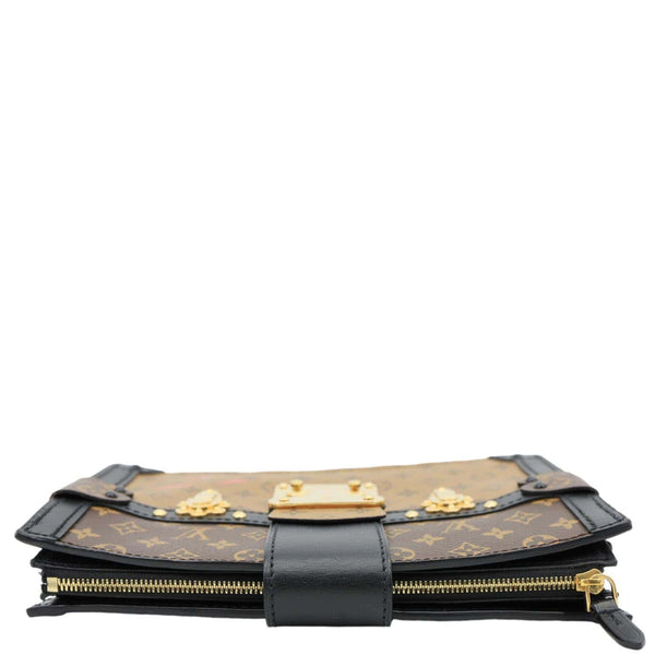 LOUIS VUITTON Trunk Clutch Reverse Monogram Crossbody Bag Brown