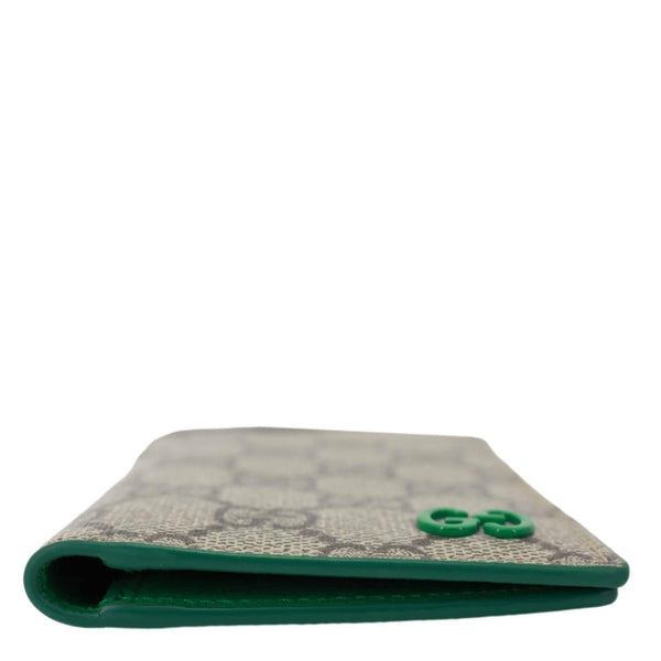 GUCCI GG Supreme Canvas Long Card Case Beige 768249