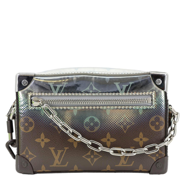 LOUIS VUITTON Soft Trunk Mini Monogram Metallic Nebula Shoulder Bag Brown