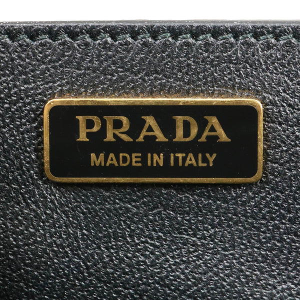 PRADA Cahier Large Soft Glace Calfskin Leather Shoulder Bag White