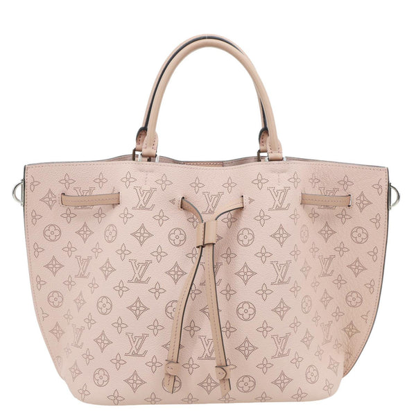 LOUIS VUITTON Girolata Monogram Mahina Leather Shoulder Bag Pink