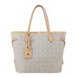 LOUIS VUITTON Neverfull MM Monogram Emblème Peuplier Canvas Tote Bag Cream