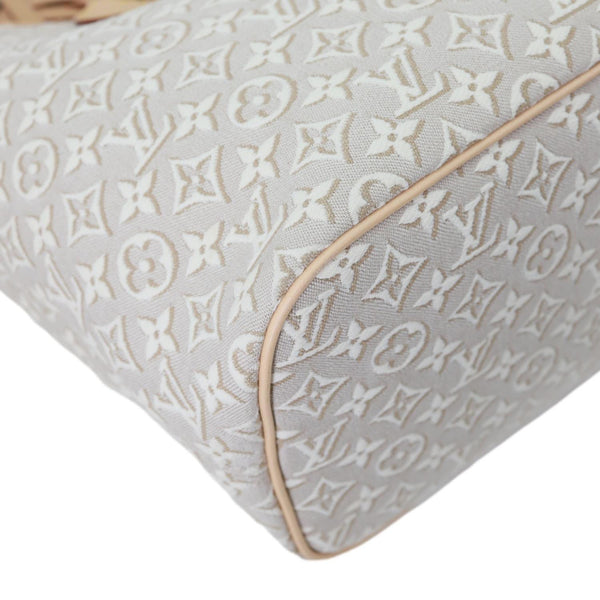 LOUIS VUITTON Neverfull MM Monogram Emblème Peuplier Canvas Tote Bag Cream