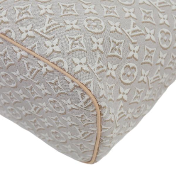 LOUIS VUITTON Neverfull MM Monogram Emblème Peuplier Canvas Tote Bag Cream