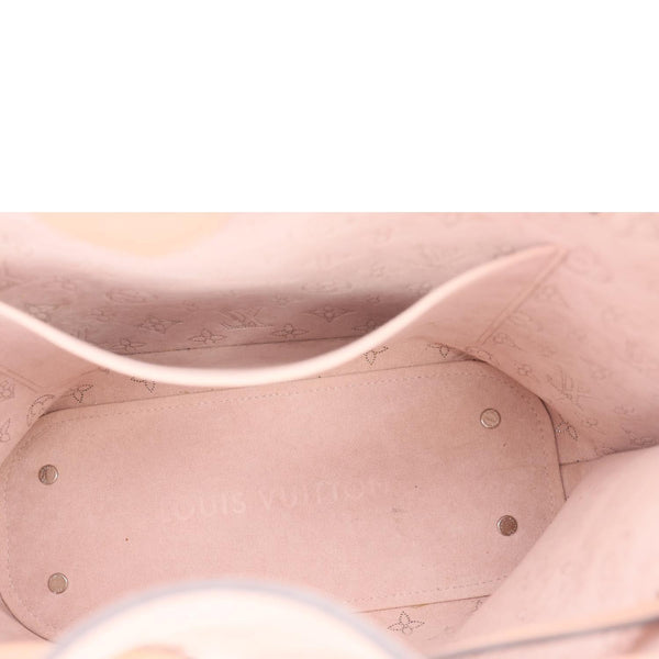 LOUIS VUITTON Girolata Monogram Mahina Leather Shoulder Bag Pink