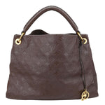 LOUIS VUITTON Artsy MM Monogram Empreinte Leather Hobo Bag Brown