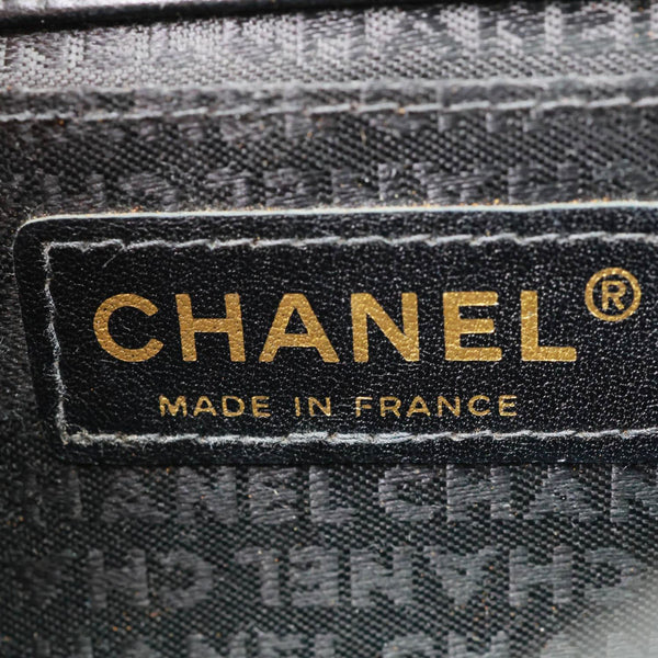 CHANEL Camellia Chocolate Bar Flap Mini Quilted Lambskin Leather Crossbody Bag Black