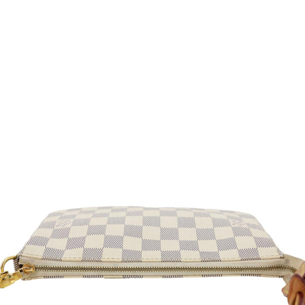 LOUIS VUITTON Pochette Accessoires Damier Azur Pouch White