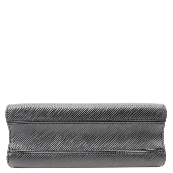 LOUIS VUITTON Twist Flower MM Epi Leather Crossbody Bag Black