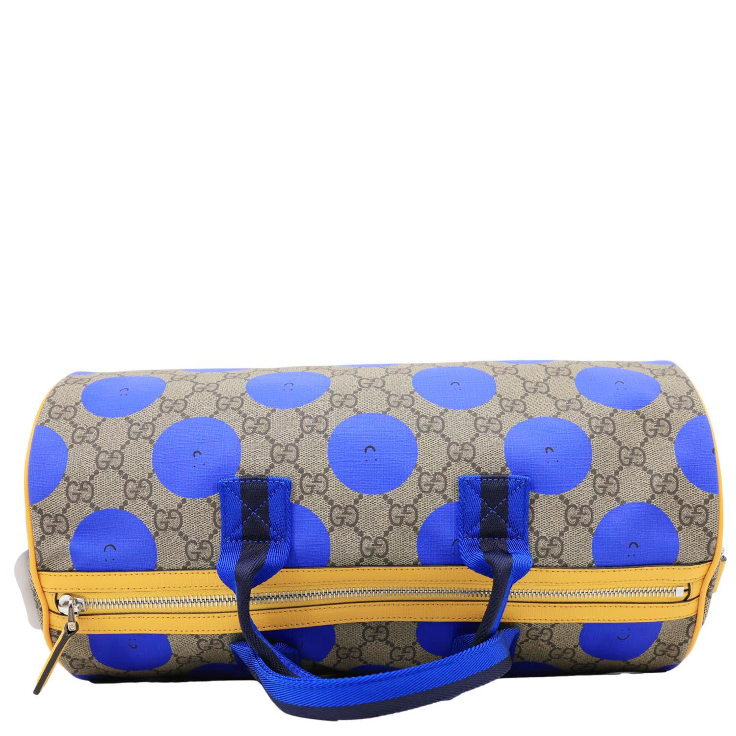 bLue Gucci ビジネスバッグ GUCCI（グッチ） ビジネスバッグ レザー ネイビー シルバー金具 387074