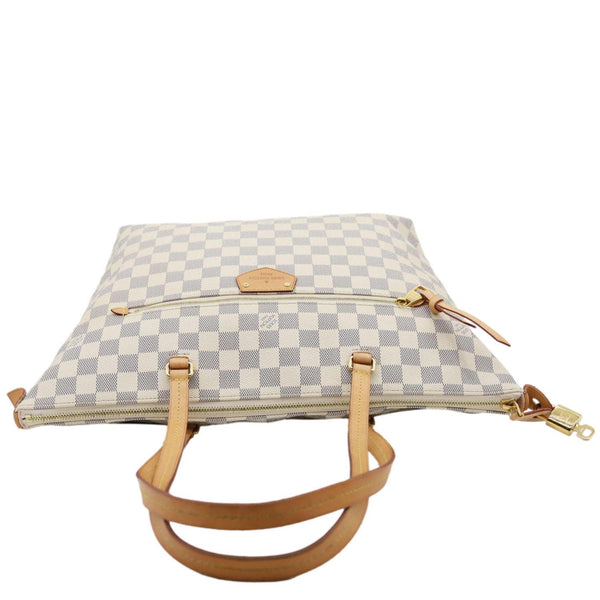 LOUIS VUITTON Iena MM Damier Azur Shoulder Bag Rose Ballerine