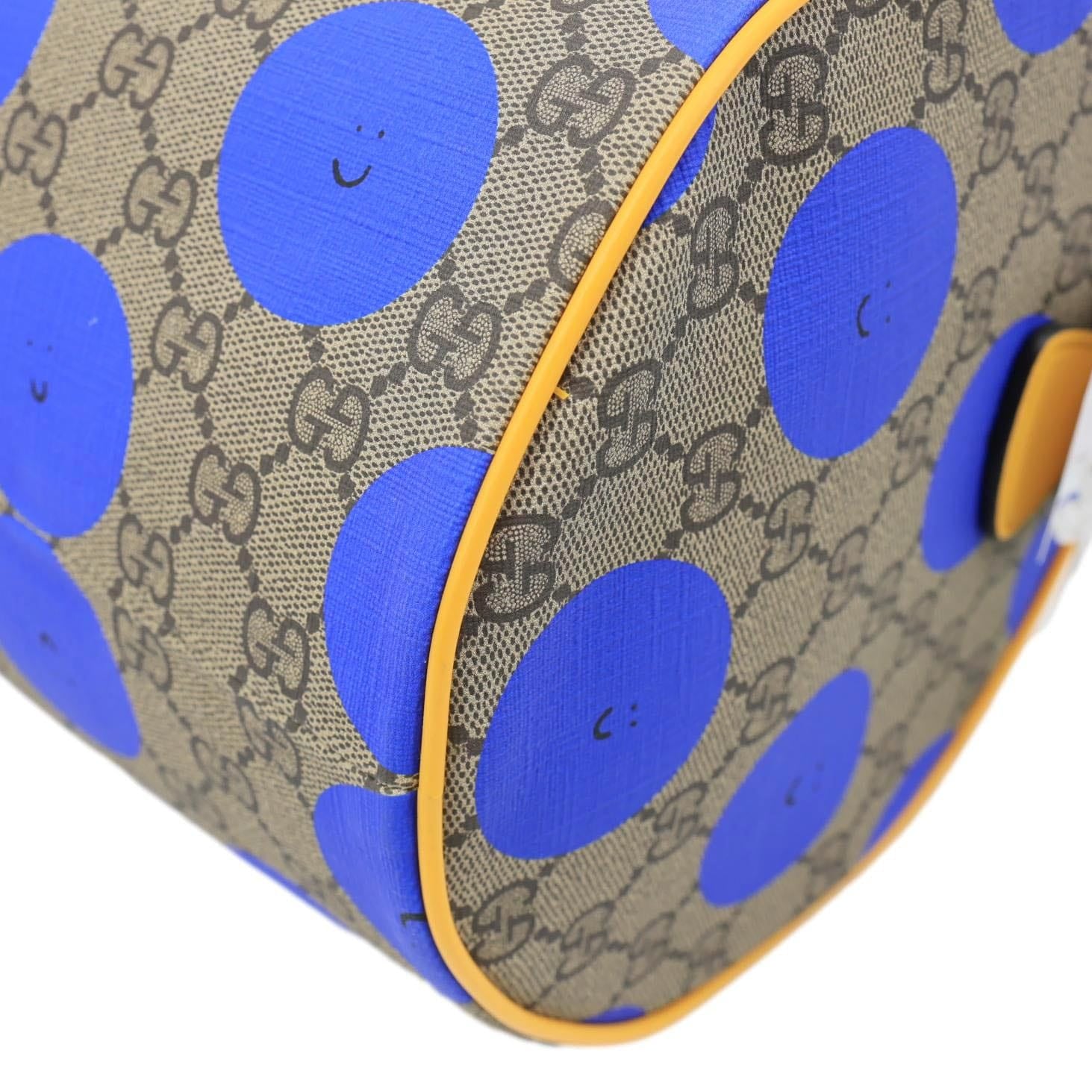 GUCCI Weekender Euan Roberts Dots GG Supreme Top Handle Shoulder Bag B