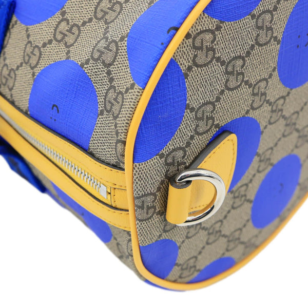 GUCCI Weekender Euan Roberts Dots GG Supreme Top Handle Shoulder Bag Blue 793849