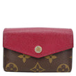 LOUIS VUITTON Sarah Multicartes Monogram Canvas Wallet Fuchsia