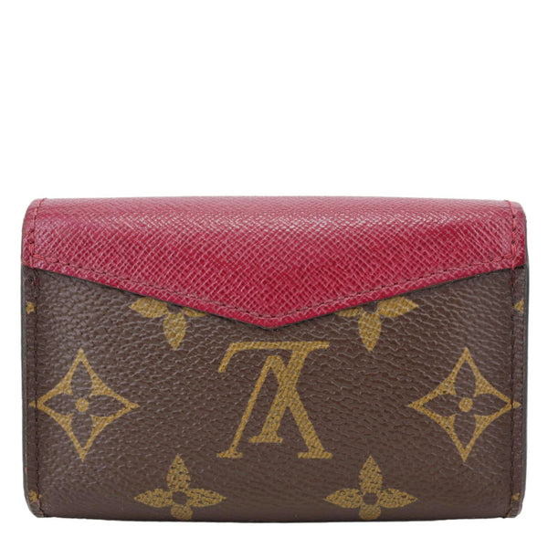 LOUIS VUITTON Sarah Multicartes Monogram Canvas Wallet Fuchsia