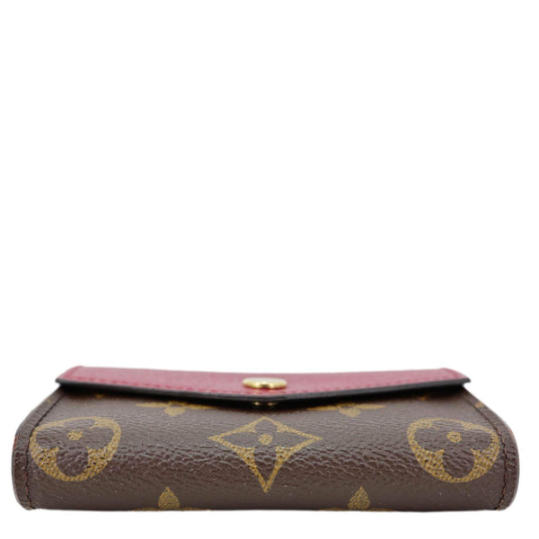 LOUIS VUITTON Sarah Multicartes Monogram Canvas Wallet Fuchsia