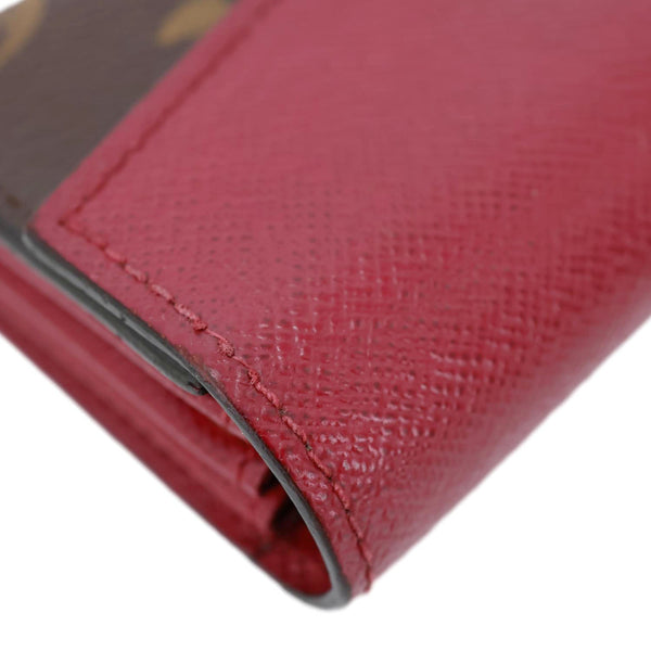 LOUIS VUITTON Sarah Multicartes Monogram Canvas Wallet Fuchsia