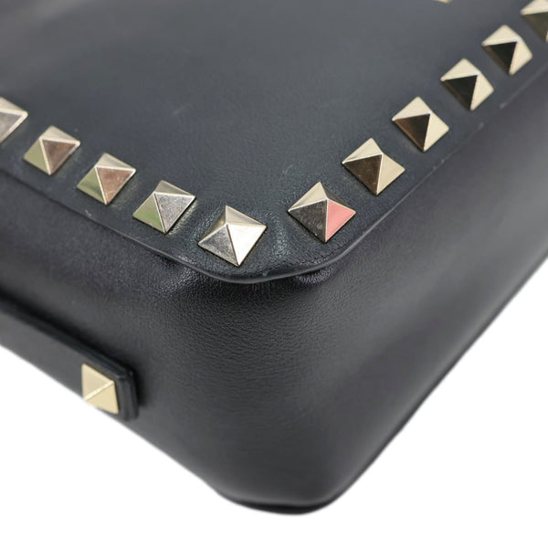 VALENTINO Garavani Rockstud Small Smooth Leather Crossbody Bag Black
