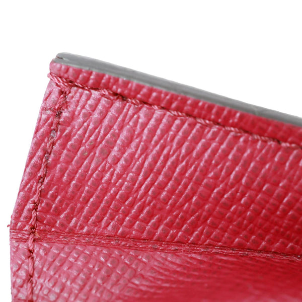 LOUIS VUITTON Sarah Multicartes Monogram Canvas Wallet Fuchsia