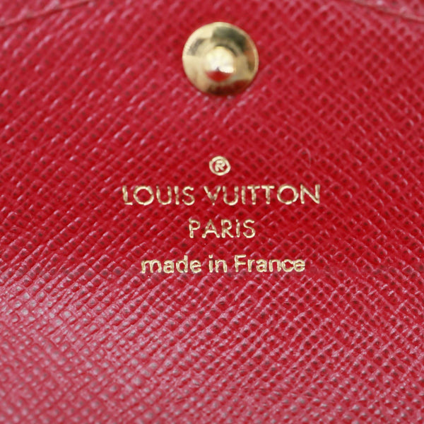 LOUIS VUITTON Sarah Multicartes Monogram Canvas Wallet Fuchsia