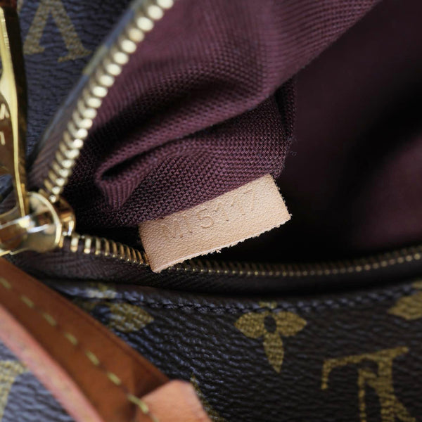 LOUIS VUITTON Iena MM Monogram Canvas Shoulder Bag Brown