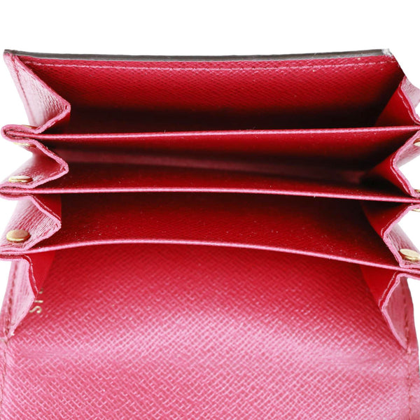LOUIS VUITTON Sarah Multicartes Monogram Canvas Wallet Fuchsia