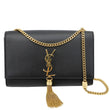 YVES SAINT LAURENT Kate Tassel Smooth Calfskin Leather Chain Crossbody Bag Black