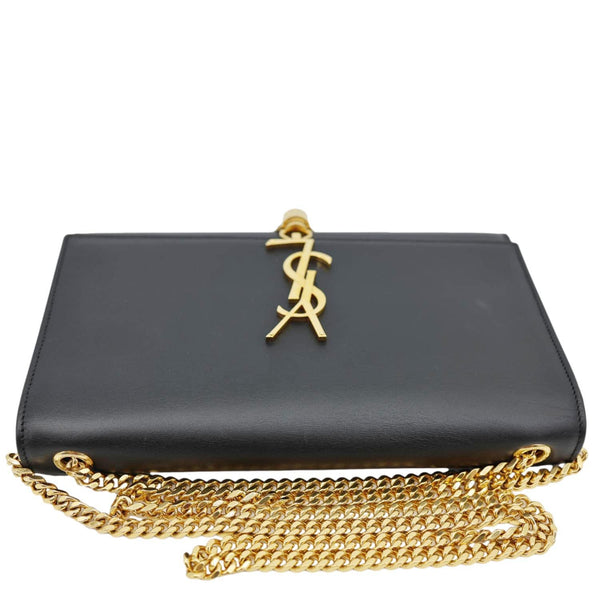 YVES SAINT LAURENT Kate Tassel Smooth Calfskin Leather Chain Crossbody Bag Black
