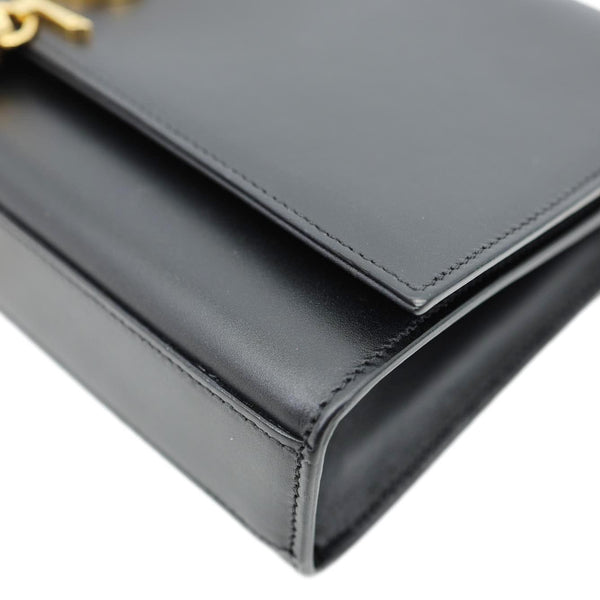 YVES SAINT LAURENT Kate Tassel Smooth Calfskin Leather Chain Crossbody Bag Black