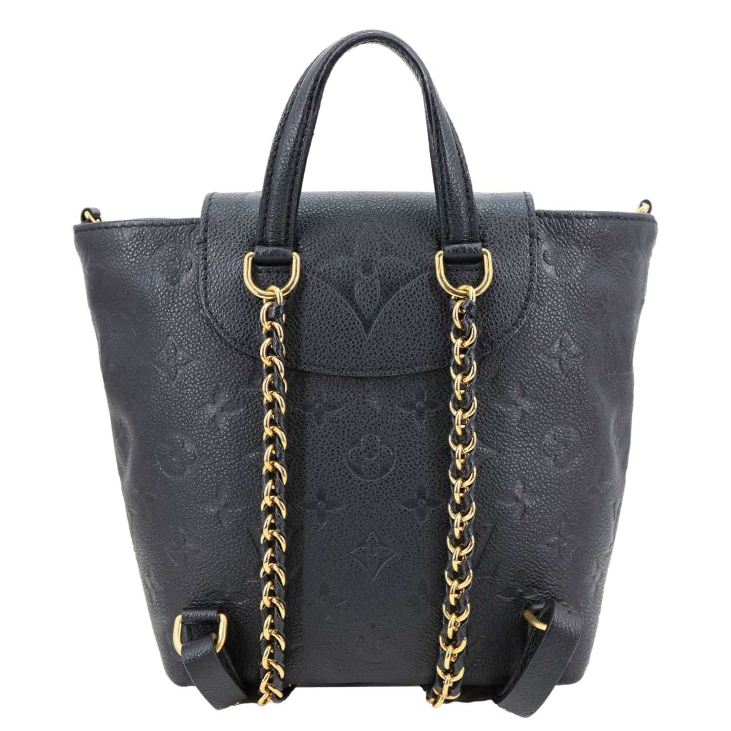 black louis vuitton backpack women Pre Loved Lockme chic attitude in monogram shadow leather Women's Backpack Collection | LOUIS